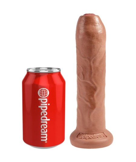 KING COCK - PENE REALISTICO CON PREPUCIO 17.8 CM CARAMELO