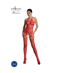 PASSION - ECO COLLECTION BODYSTOCKING ECO BS002 ROJO