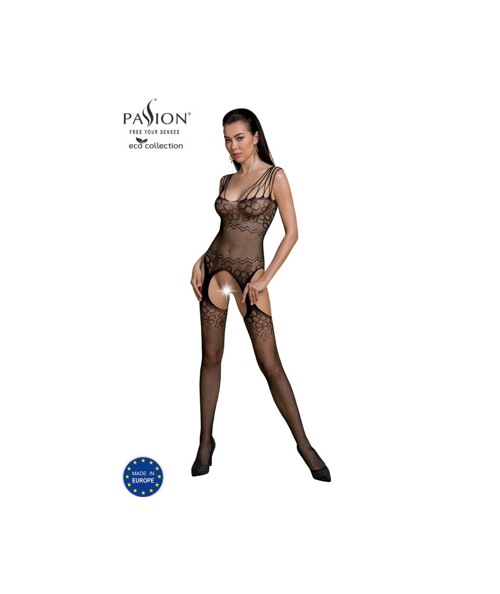 PASSION - ECO COLLECTION BODYSTOCKING ECO BS004 NEGRO