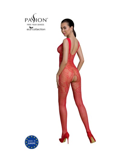 PASSION - ECO COLLECTION BODYSTOCKING ECO BS012 ROJO