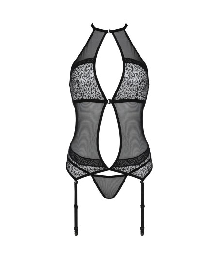 PASSION - SATARA CORSET EROTIC LINE NEGRO S/M