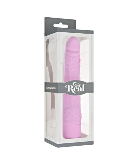 GET REAL - CLASSIC SLIM VIBRADOR ROSA