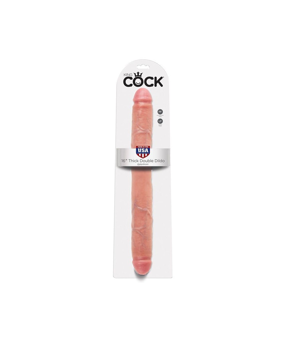 KING COCK THICK DILDO DOBLE PENETRACIÓN 40.6CM