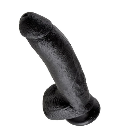 KING COCK 9" PENE REALISTICO NEGRO 22.9CM