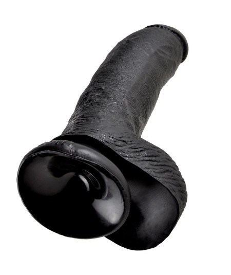 KING COCK 9" PENE REALISTICO NEGRO 22.9CM