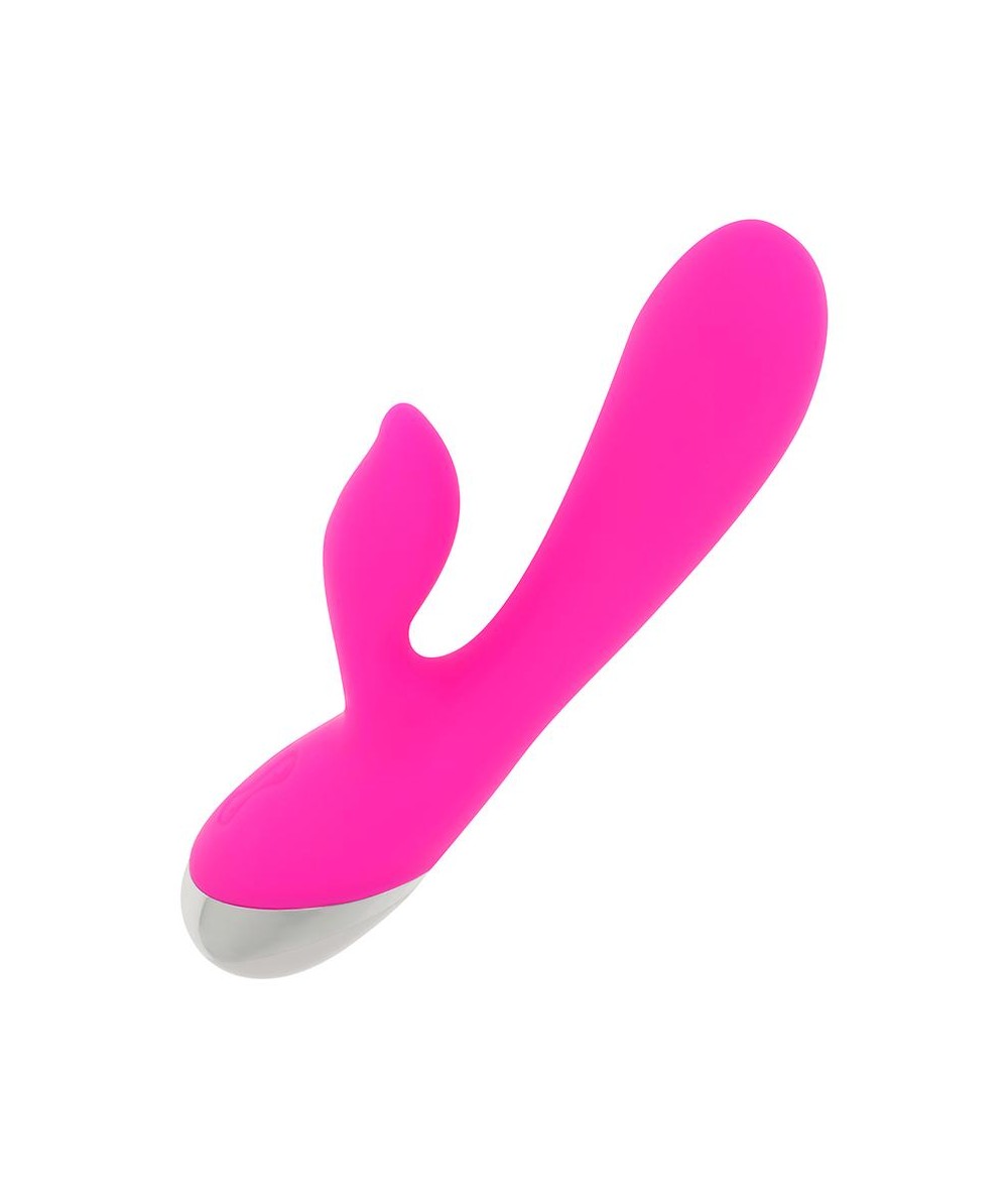 OHMAMA VIBRADOR CON RABBIT 10 MODOS DE VIBRACIÓN 19 CM