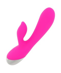 OHMAMA VIBRADOR CON RABBIT 10 MODOS DE VIBRACIÓN 19 CM