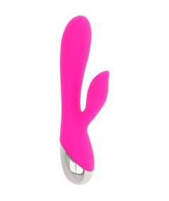 OHMAMA VIBRADOR CON RABBIT 10 MODOS DE VIBRACIÓN 19 CM