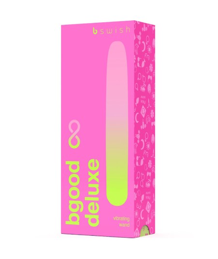 B SWISH - BGOOD INFINITE DELUXE VIBRADOR RECARGABLE SILICONA ROSA