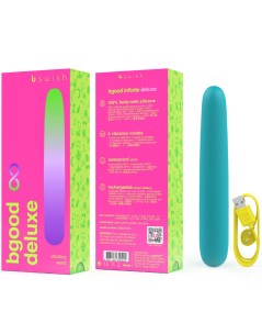 B SWISH - BGOOD INFINITE DELUXE VIBRADOR RECARGABLE SILICONA AZUL