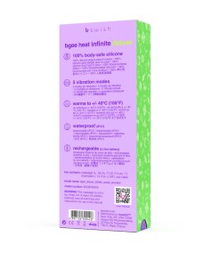 B SWISH - BGEE HEAT INFINITE DELUXE VIBRADOR RECARGABLE SILICONA LAVANDA