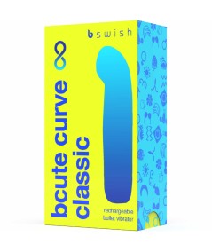 B SWISH - BCUTE CURVE INFINITE CLASSIC VIBRADOR RECARGABLE SILICONA AMARILLO