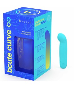 B SWISH - BCUTE CURVE INFINITE CLASSIC EDICION LIMITADA VIBRADOR RECARGABLE SILICONA AZUL