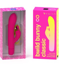 B SWISH - BWILD BUNNY INFINITE CLASSIC VIBRADOR RECARGABLE SILICONA ROSA