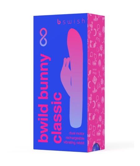 B SWISH - BWILD BUNNY INFINITE CLASSIC VIBRADOR RECARGABLE SILICONA AZUL