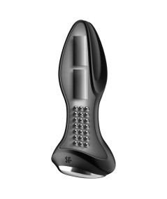 SATISFYER ROTATOR PLUG 2+ PLUG VIBRADOR APP -NEGRO