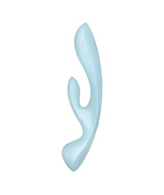 SATISFYER TRIPLE OH VIBRADOR HÍBRIDO - AZUL