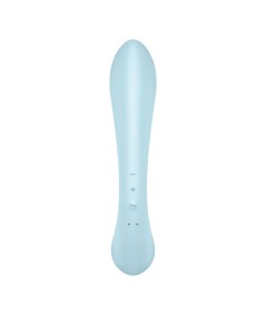 SATISFYER TRIPLE OH VIBRADOR HÍBRIDO - AZUL