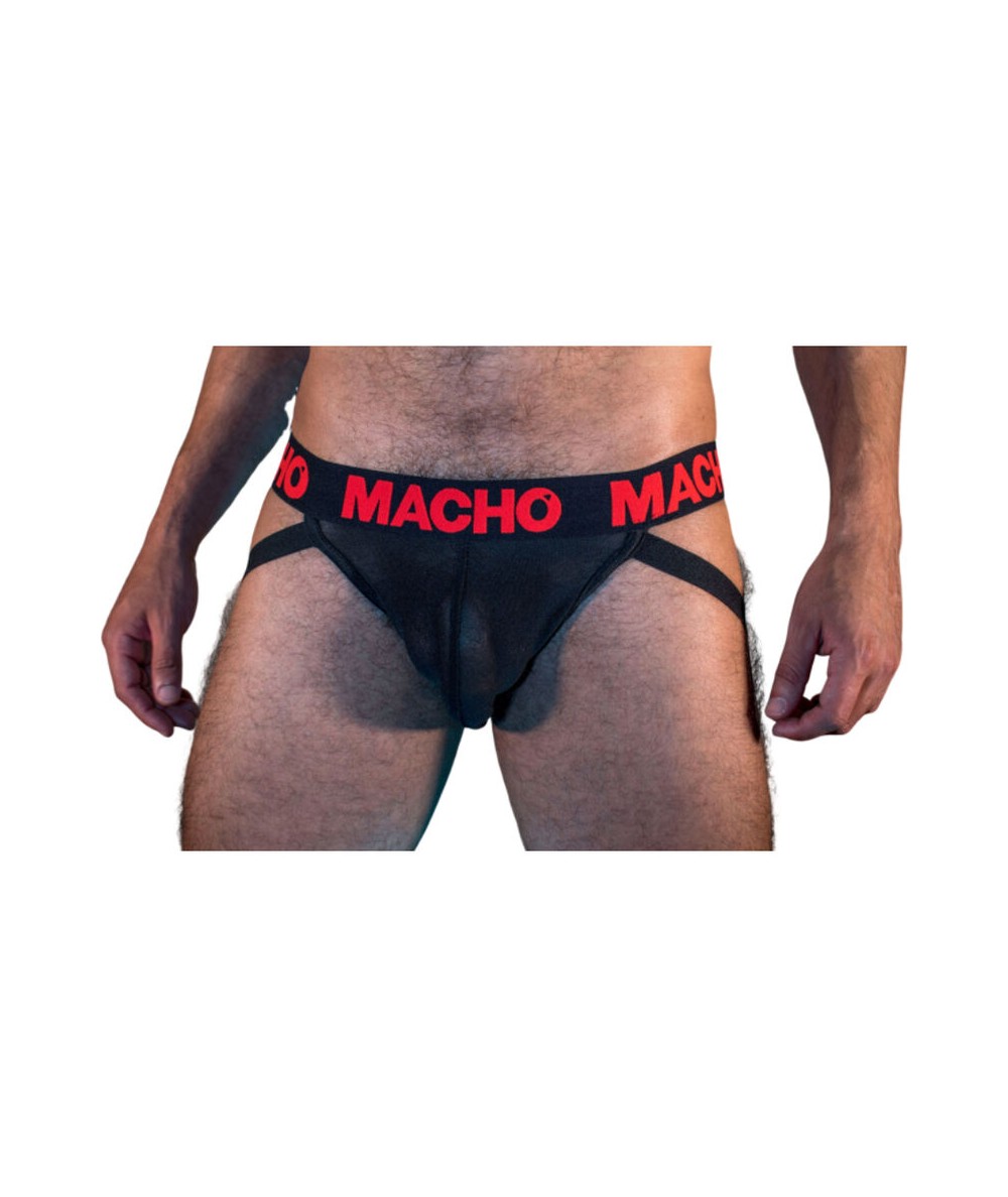 MACHO - MX26X2 JOCK NEGRO/ROJO M