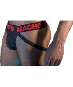 MACHO - MX26X2 JOCK NEGRO/ROJO M