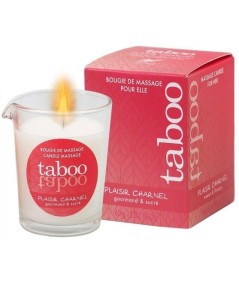 TABOO VELA DE MASAJE PARA ELLA PLAISIR CHARNEL AROMA FLOR DE CACAO