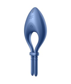 SATISFYER BULLSEYE ANILLO VIBRADOR APP - AZUL