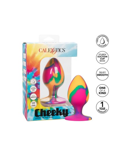 CALEX CHEEKY LARGE TIE-DYE PLUG ANAL