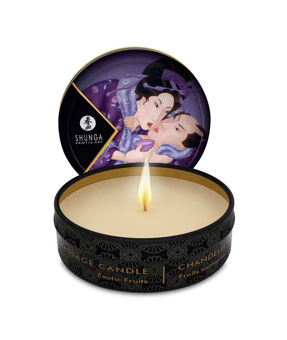 SHUNGA MINI CARESS BY CANDELIGHT VELA MASAJE FRUTAS EXOTICAS 30ML