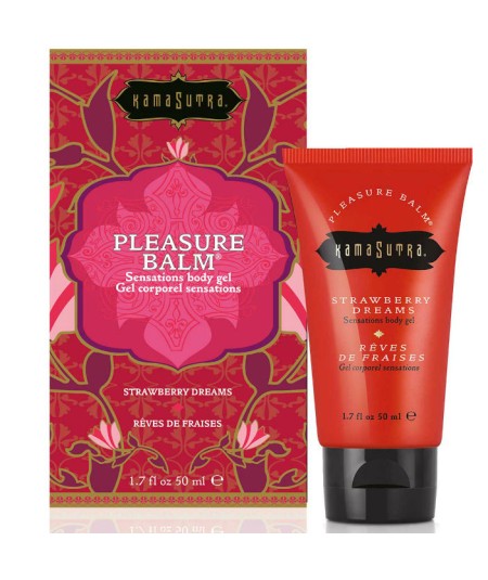 KAMASUTRA BALSAMO PLACER ESTIMULANTE SABOR SUEÑOS DE FRESA 50ML