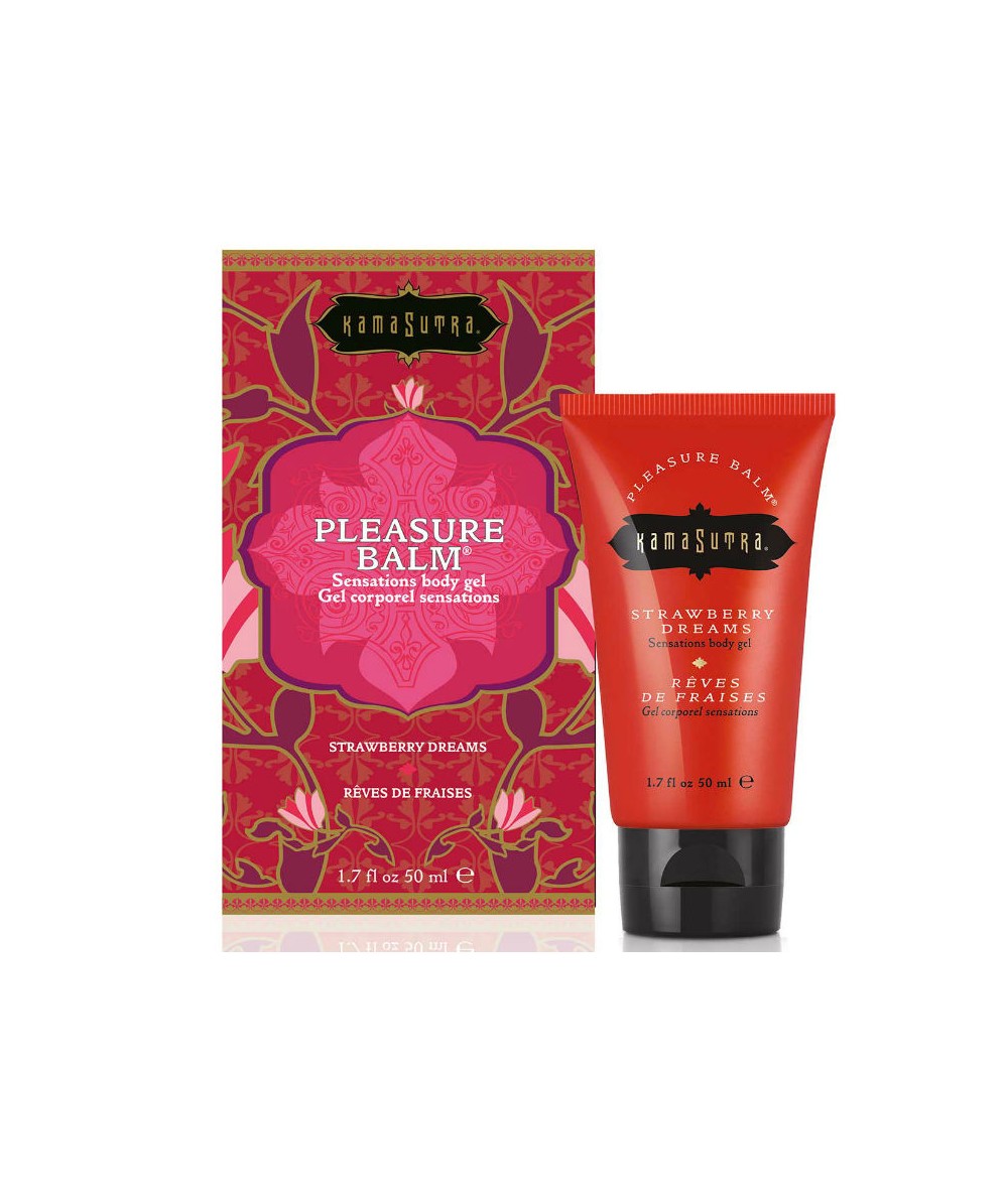 KAMASUTRA BALSAMO PLACER ESTIMULANTE SABOR SUEÑOS DE FRESA 50ML