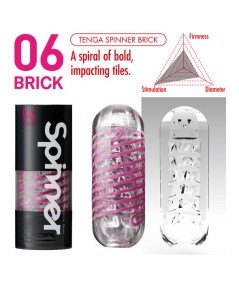 TENGA SPINNER MASTURBATOR BRICK