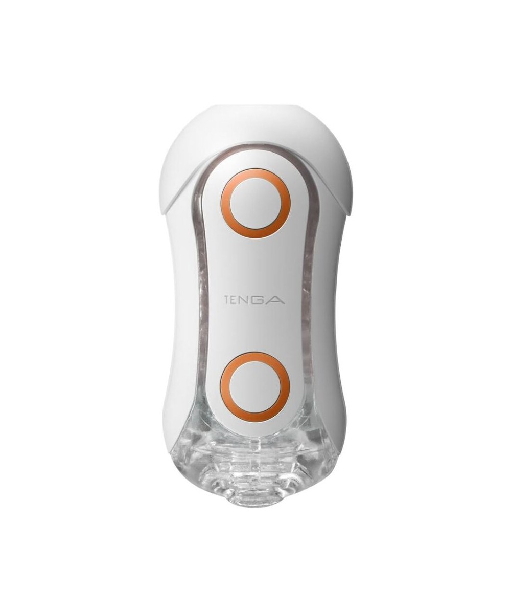 TENGA FLIP ORB STRONG MASTURBADOR CRASH BLANCO Y NARANJA