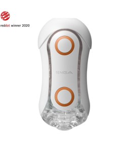 TENGA FLIP ORB STRONG MASTURBADOR CRASH BLANCO Y NARANJA