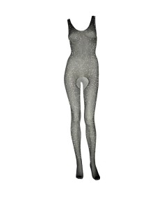 LEG AVENUE BODYSTOCKING CON ABERTURA Y BRILLANTES  T.U