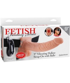 FETISH FANTASY SERIES - ARNES AJUSTABLE CONTROL REMOTO PENE REALISTICO CON TESTICULOS 23 CM