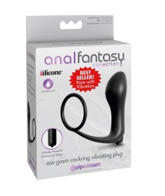 ANAL FANTASY ELITE COLLECTION - PLUG VIBRADOR ASS-GASM COCKRING