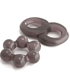 CLASSIX - SET 2 ANILLOS PENE GRIS