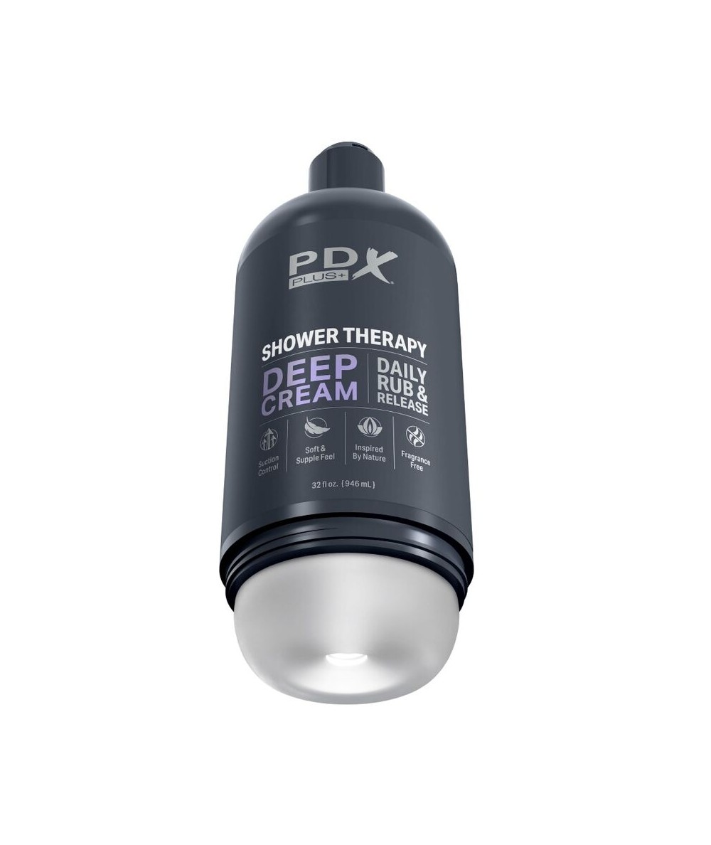 PDX PLUS - MASTURBADOR STROKER DISEÑO DISCRETO DE BOTE CHAMPU DEEP CREAM