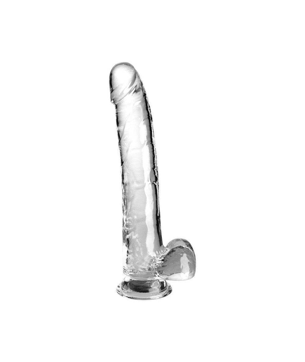 KING COCK CLEAR - DILDO CON TESTICULOS 24.8 CM TRANSPARENTE