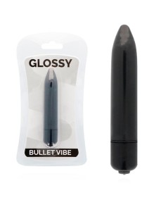 GLOSSY - THIN VIBRADOR NEGRO