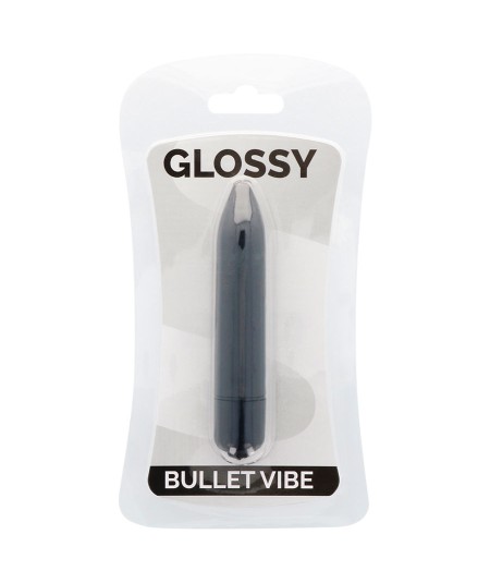 GLOSSY - THIN VIBRADOR NEGRO