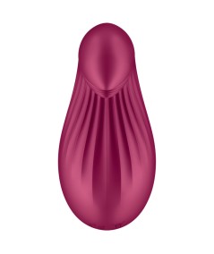 SATISFYER DIPPING DELIGHT VIBRADOR LAY-ON - ROJO