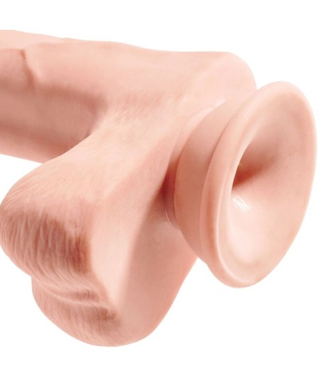 KING COCK - PENE REALISTICO 3D CON TESTICULOS 24.8 CM NATURAL