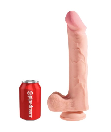 KING COCK - PENE REALISTICO 3D CON TESTICULOS 24.8 CM NATURAL