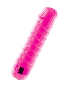 CLASSIX - MASAJEADOR VIBRADOR CANDY TWIRL 16.5 CM ROSA