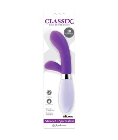 CLASSIX - VIBRADOR RABBIT PUNTO G SILICONA MORADO