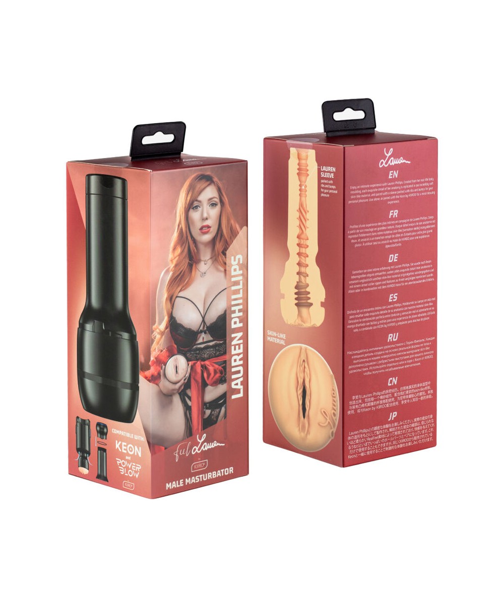 KIIROO - FEEL LAUREN PHILLIPS STARS COLLECTION STROKERS POWERBLOW COMPATIBLE