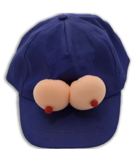 DIABLO PICANTE - GORRA CON TETAS AZUL