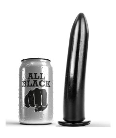 ALL BLACK - DILATADOR ANAL Y VAGINAL 20 CM