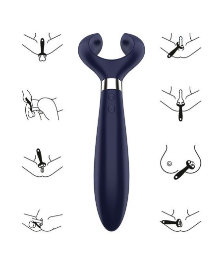 SATISFYER ENDLESS FUN MULTI VIBRADOR 3 AZUL